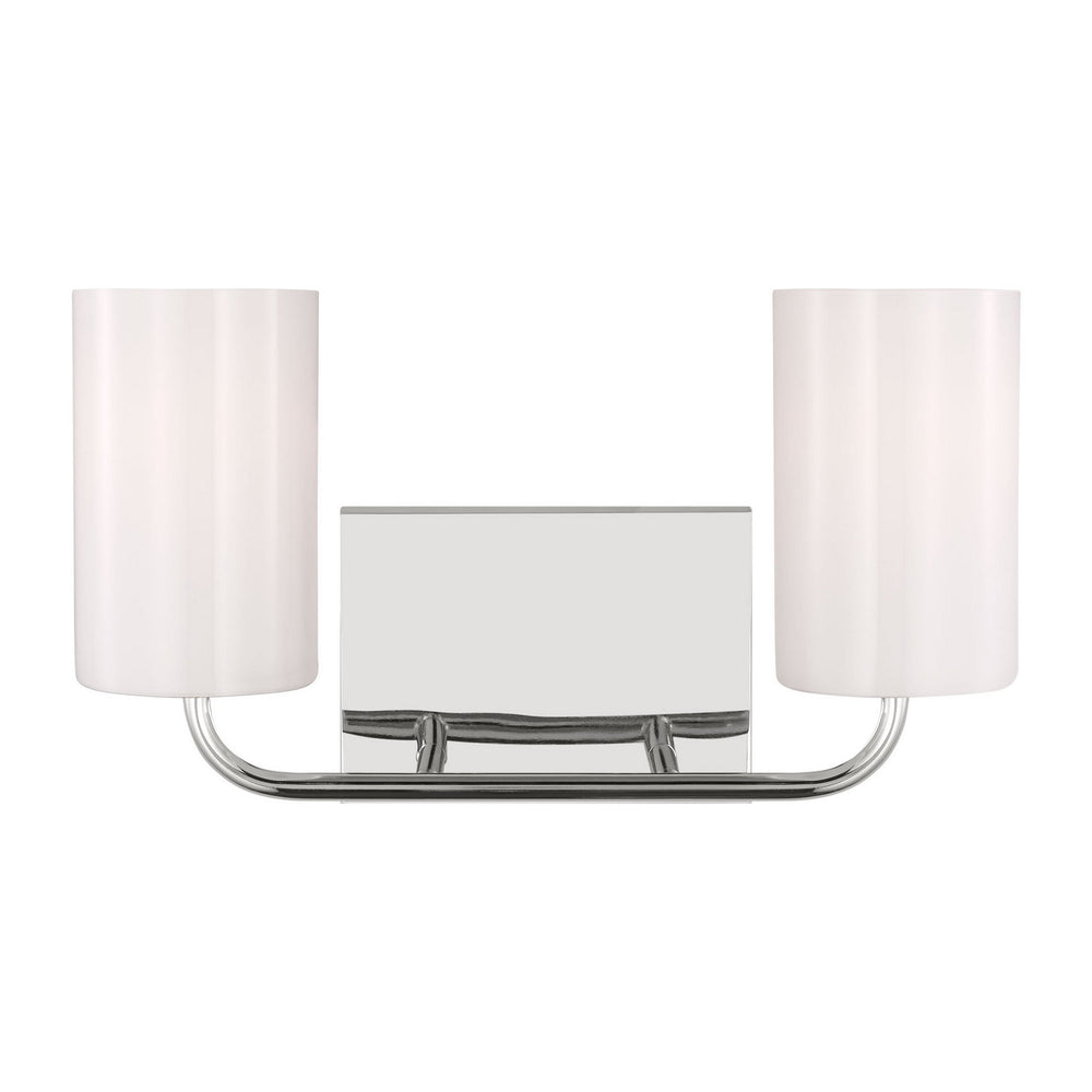 Generation Lighting Canada - Two Light Vanity - Rhett - Chrome- Union Lighting Luminaires Decor