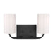 Generation Lighting Canada - Two Light Vanity - Rhett - Midnight Black- Union Lighting Luminaires Decor