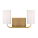 Generation Lighting Canada - Two Light Vanity - Rhett - Satin Brass- Union Lighting Luminaires Decor