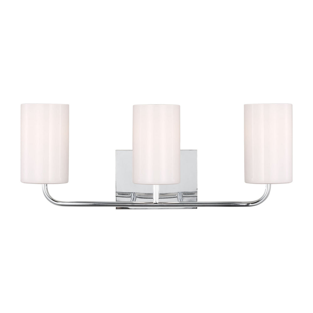 Generation Lighting Canada - Three Light Vanity - Rhett - Chrome- Union Lighting Luminaires Decor