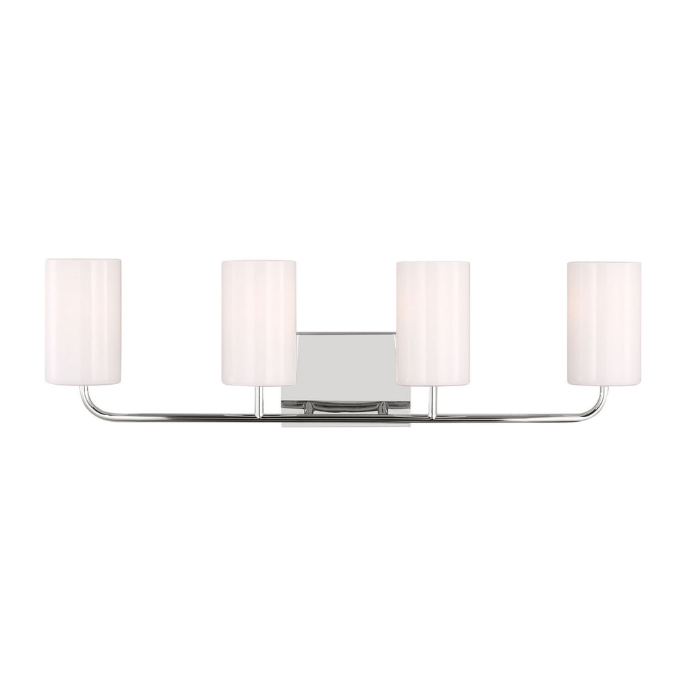 Generation Lighting Canada - Four Light Vanity - Rhett - Chrome- Union Lighting Luminaires Decor