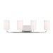 Generation Lighting Canada - Four Light Vanity - Rhett - Chrome- Union Lighting Luminaires Decor