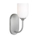 Generation Lighting Canada - One Light Vanity - Emile - Brushed Steel- Union Lighting Luminaires Decor