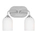 Generation Lighting Canada - Two Light Vanity - Emile - Chrome- Union Lighting Luminaires Decor
