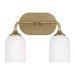 Generation Lighting Canada - Two Light Vanity - Emile - Satin Bronze- Union Lighting Luminaires Decor