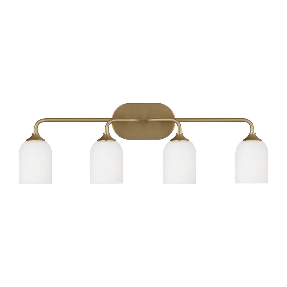 Generation Lighting Canada - Four Light Vanity - Emile - Satin Bronze- Union Lighting Luminaires Decor