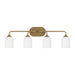 Generation Lighting Canada - Four Light Vanity - Emile - Satin Bronze- Union Lighting Luminaires Decor