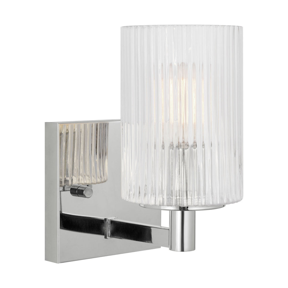 Generation Lighting Canada - One Light Wall / Bath Sconce - Lando - Chrome- Union Lighting Luminaires Decor