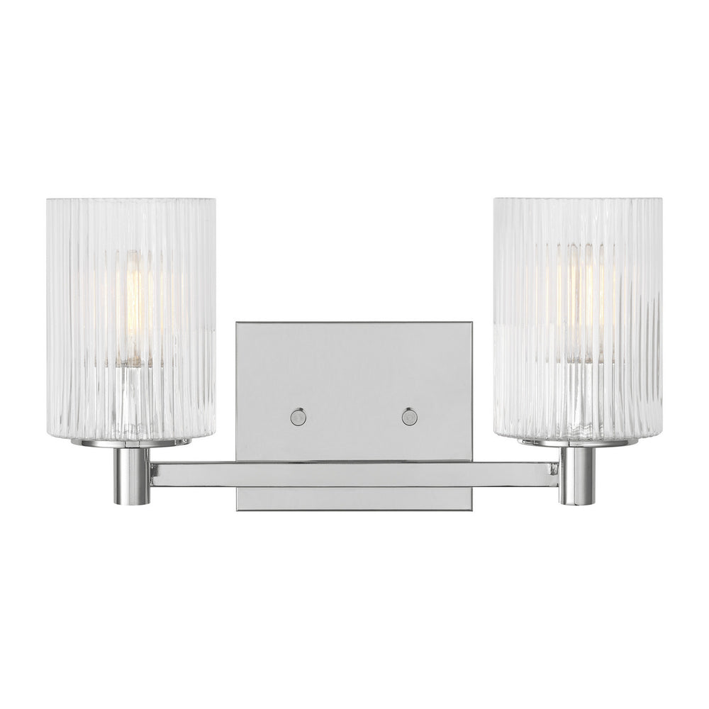 Generation Lighting Canada - Two Light Wall / Bath - Lando - Chrome- Union Lighting Luminaires Decor