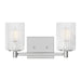 Generation Lighting Canada - Two Light Wall / Bath - Lando - Chrome- Union Lighting Luminaires Decor