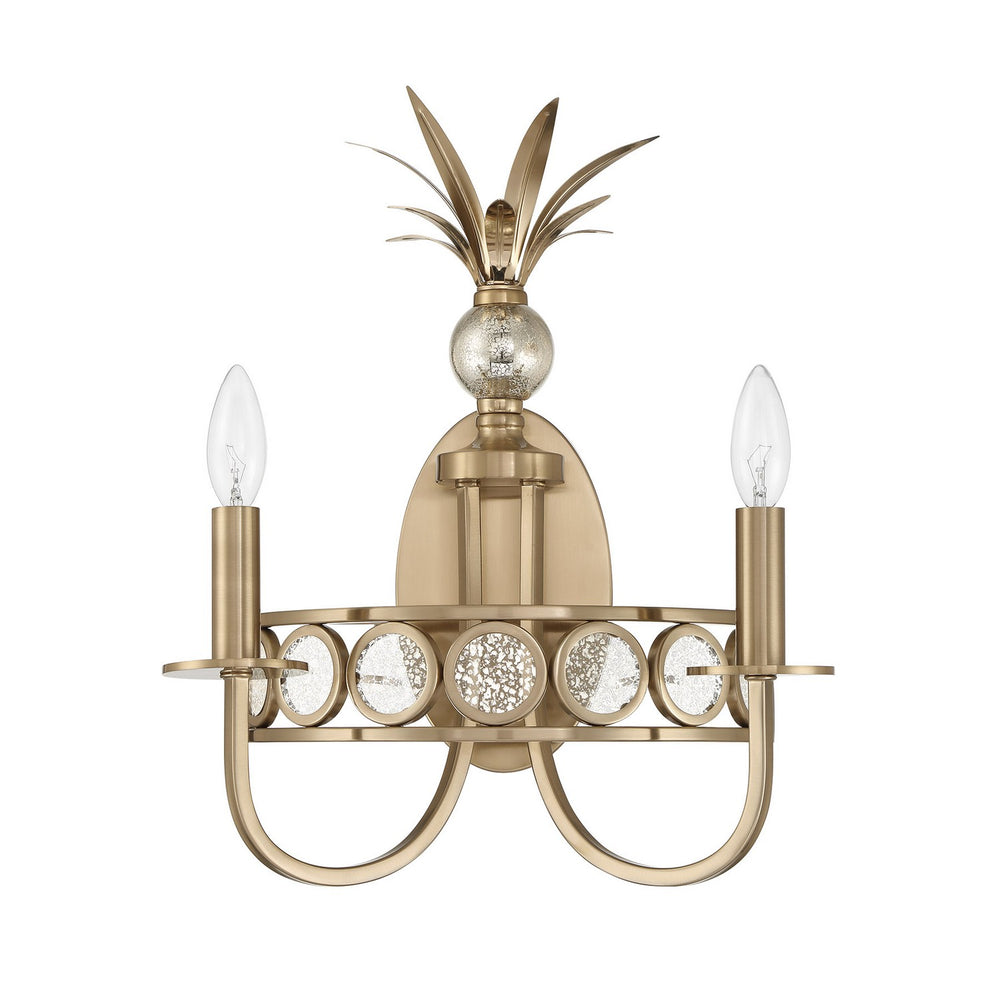 Savoy House - Two Light Wall Sconce - Hearst - Noble Brass- Union Lighting Luminaires Decor