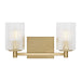Generation Lighting Canada - Two Light Wall / Bath - Lando - Satin Bronze- Union Lighting Luminaires Decor