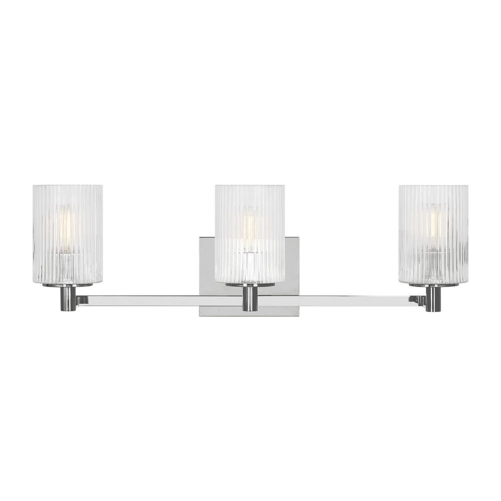 Generation Lighting Canada - Three Light Wall / Bath - Lando - Chrome- Union Lighting Luminaires Decor