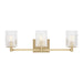 Generation Lighting Canada - Three Light Wall / Bath - Lando - Satin Bronze- Union Lighting Luminaires Decor