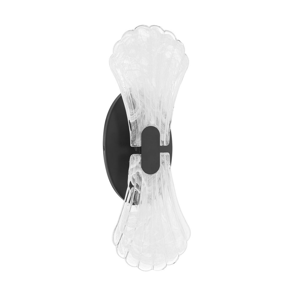 Savoy House - Two Light Wall Sconce - Bancroft - Matte Black- Union Lighting Luminaires Decor