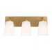 Generation Lighting Canada - Vanity - Miles - Satin Brass- Union Lighting Luminaires Decor