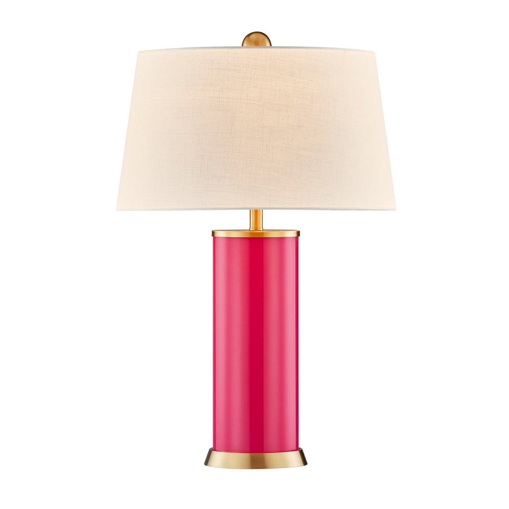 Savoy House - One Light Table Lamp - Melissa - Fuchsia Rose- Union Lighting Luminaires Decor