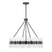 Savoy House - Six Light Chandelier - Bancroft - Matte Black- Union Lighting Luminaires Decor