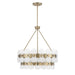 Savoy House - Five Light Chandelier - Bancroft - Noble Brass- Union Lighting Luminaires Decor