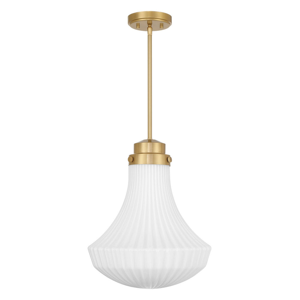 Savoy House - One Light Pendant - Bartlet - Warm Brass- Union Lighting Luminaires Decor