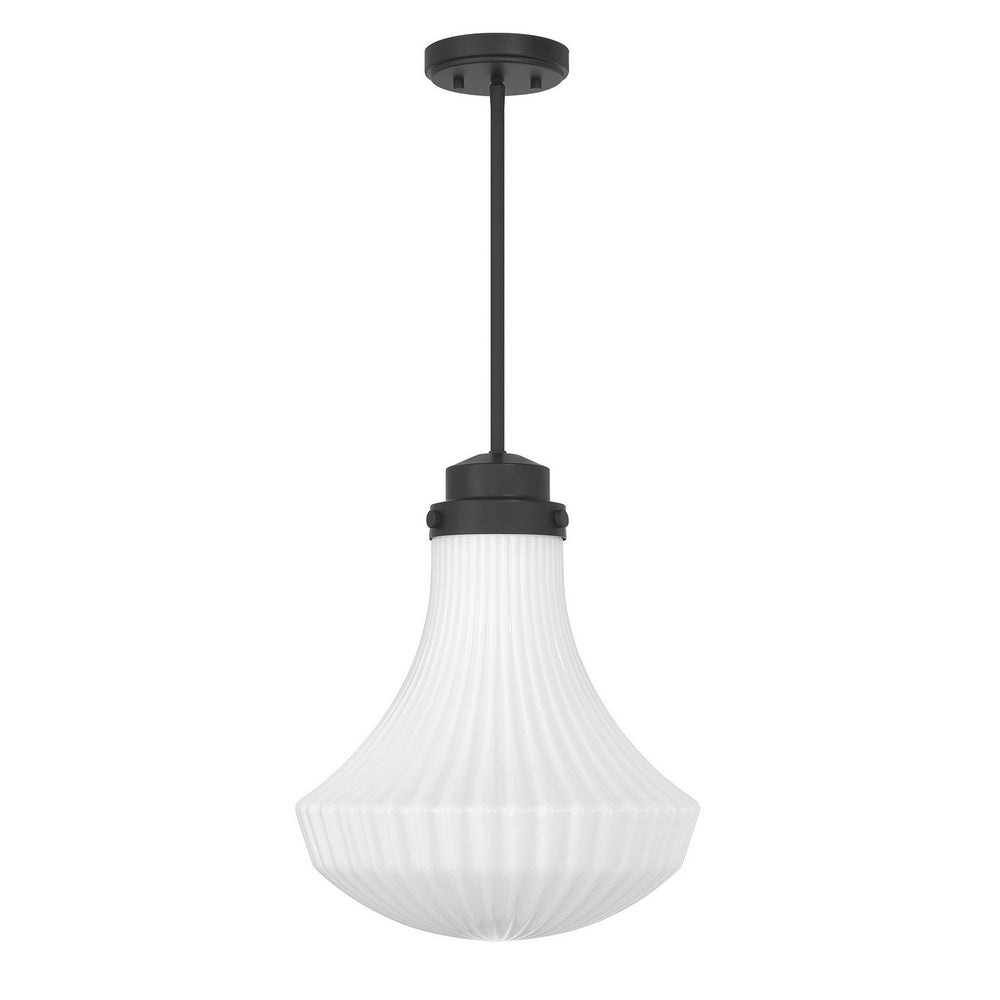 Savoy House - One Light Pendant - Bartlet - Matte Black- Union Lighting Luminaires Decor