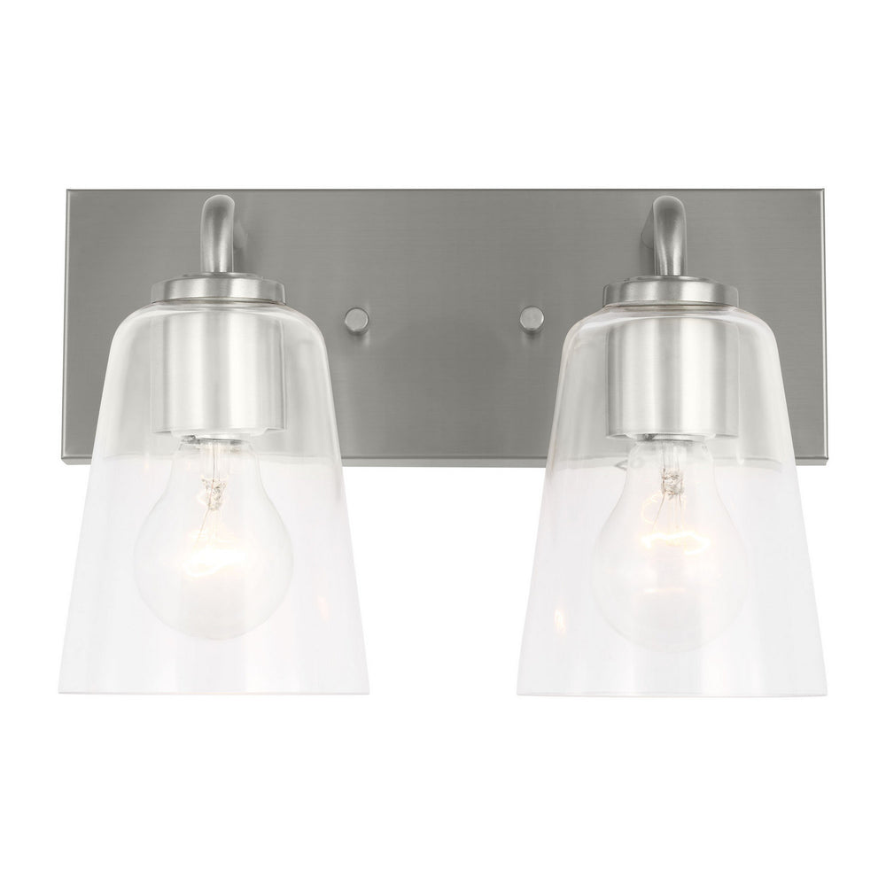 Generation Lighting Canada - Vanity - Miles - Brushed Nickel- Union Lighting Luminaires Decor