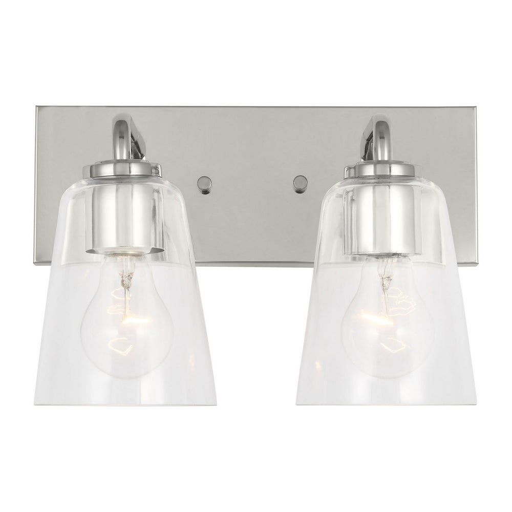 Generation Lighting Canada - Vanity - Miles - Chrome- Union Lighting Luminaires Decor