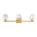 Savoy House - LED Bathroom Vanity - Castello - Warm Brass- Union Lighting Luminaires Decor