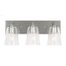 Generation Lighting Canada - Vanity - Miles - Brushed Nickel- Union Lighting Luminaires Decor
