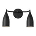 Generation Lighting Canada - Two Light Vanity - Maya - Midnight Black- Union Lighting Luminaires Decor