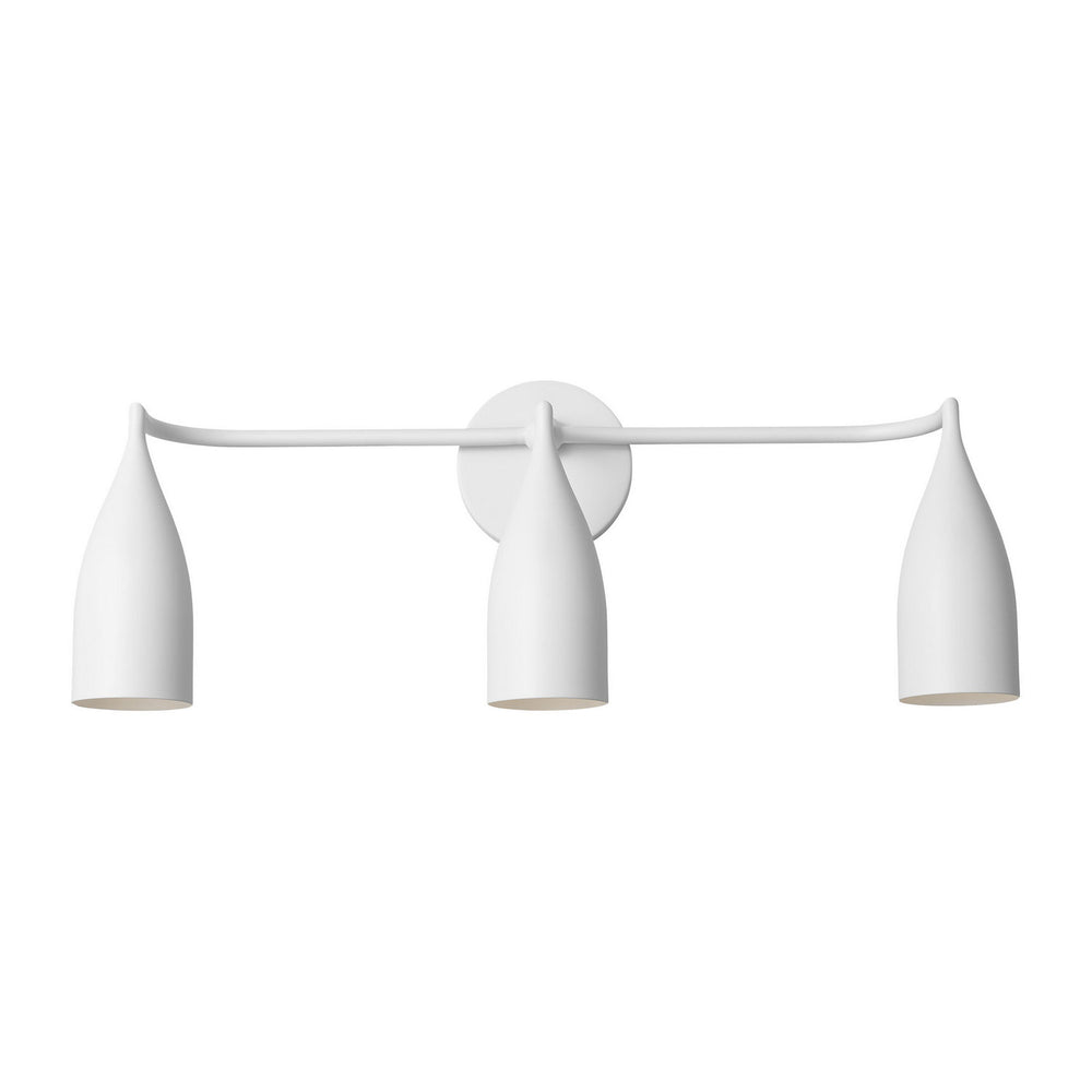 Generation Lighting Canada - Three Light Vanity - Maya - Matte White- Union Lighting Luminaires Decor