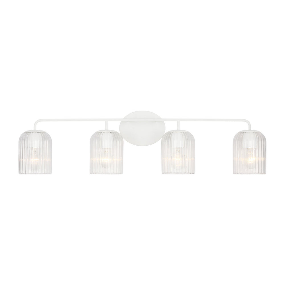 Generation Lighting Canada - Four Light Vanity - Eisele - Matte White- Union Lighting Luminaires Decor