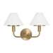 Generation Lighting Canada - Wall Sconce - Mendota - Satin Brass- Union Lighting Luminaires Decor