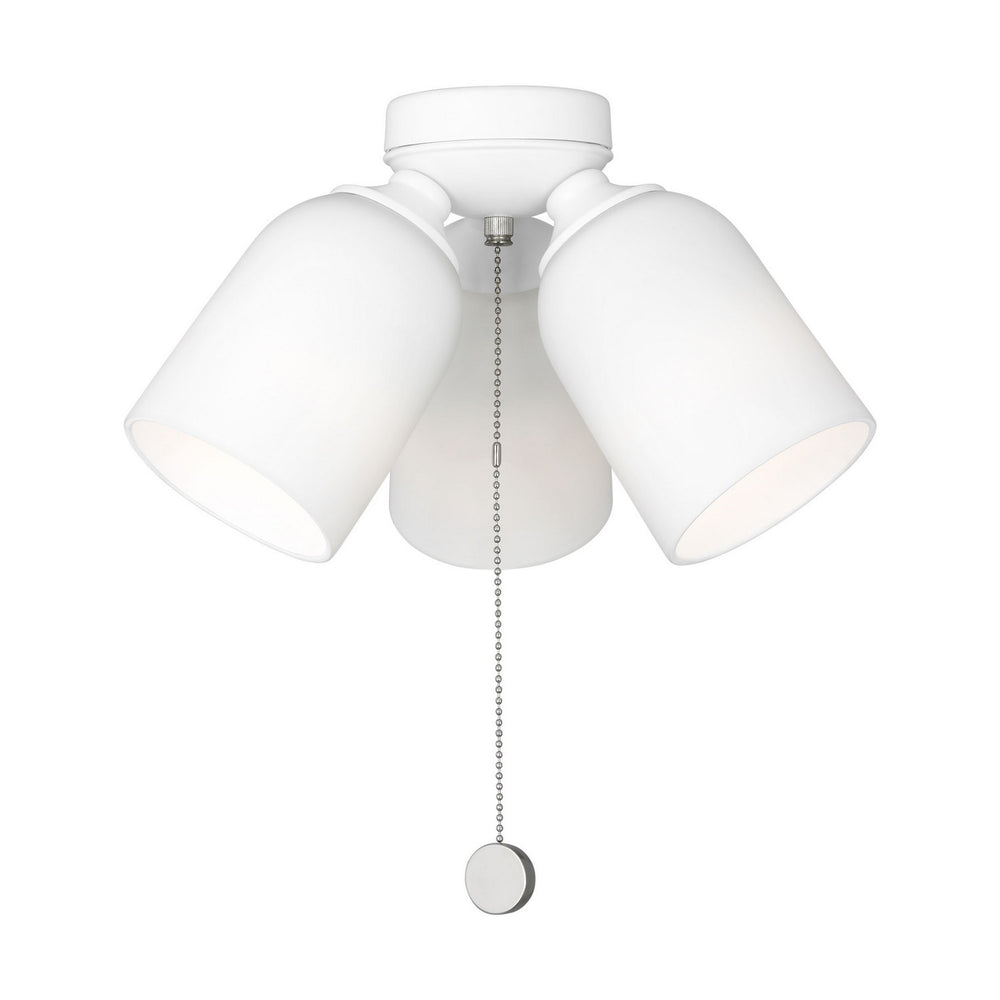Generation Lighting Canada - Fan Light Kit - Emile - Matte White- Union Lighting Luminaires Decor
