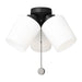 Generation Lighting Canada - Fan Light Kit - Windom - Midnight Black- Union Lighting Luminaires Decor