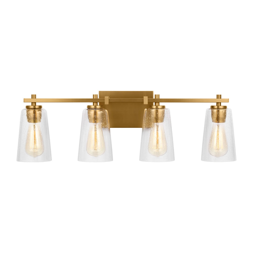 Visual Comfort Studio Canada - Four Light Vanity - Mercer - Burnished Brass- Union Lighting Luminaires Decor