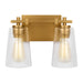 Visual Comfort Studio Canada - Two Light Vanity - Mercer - Burnished Brass- Union Lighting Luminaires Decor