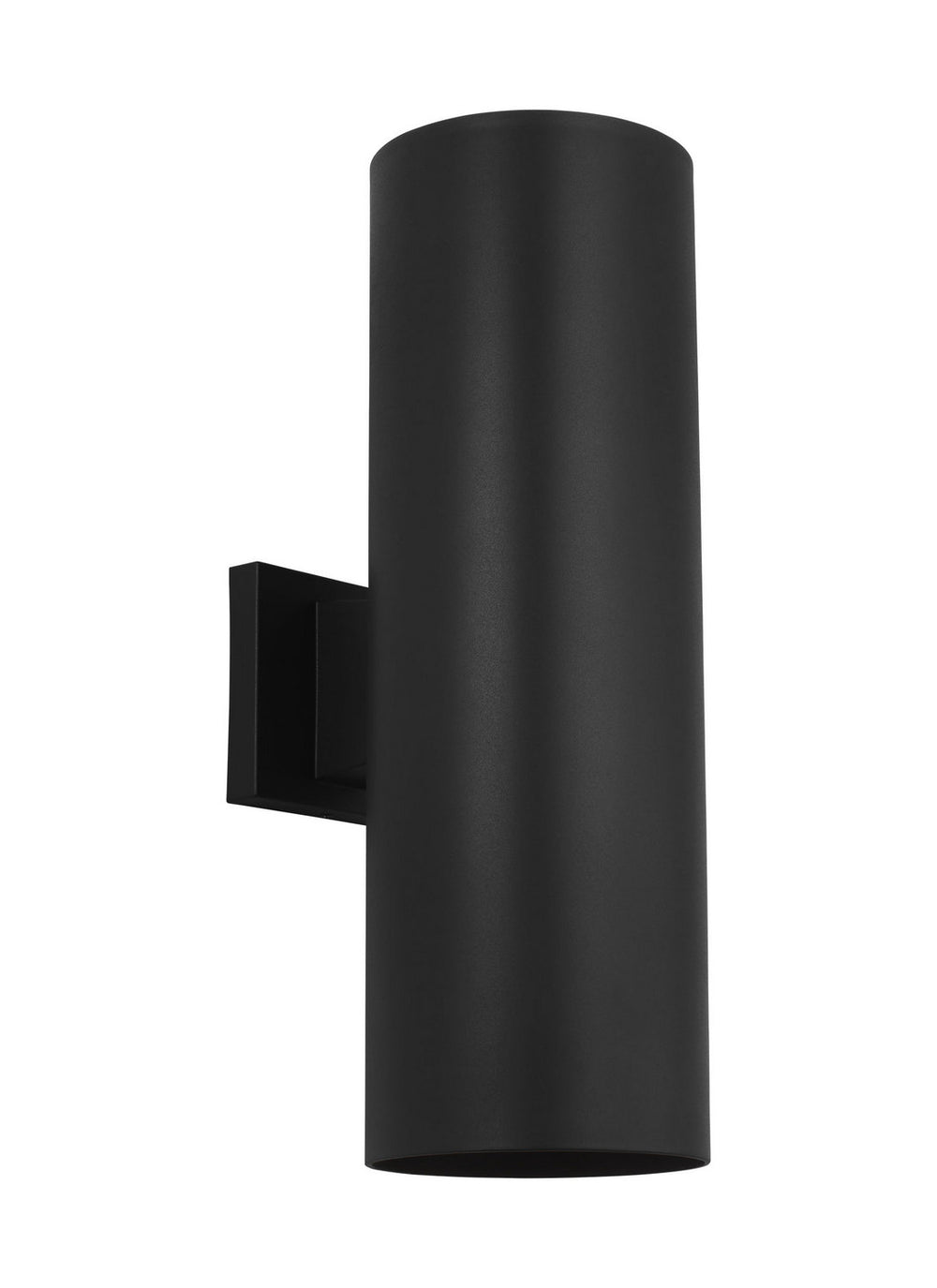 Visual Comfort Studio Canada - Two Light Wall Lantern - Outdoor Cylinders - Textured Black- Union Lighting Luminaires Decor