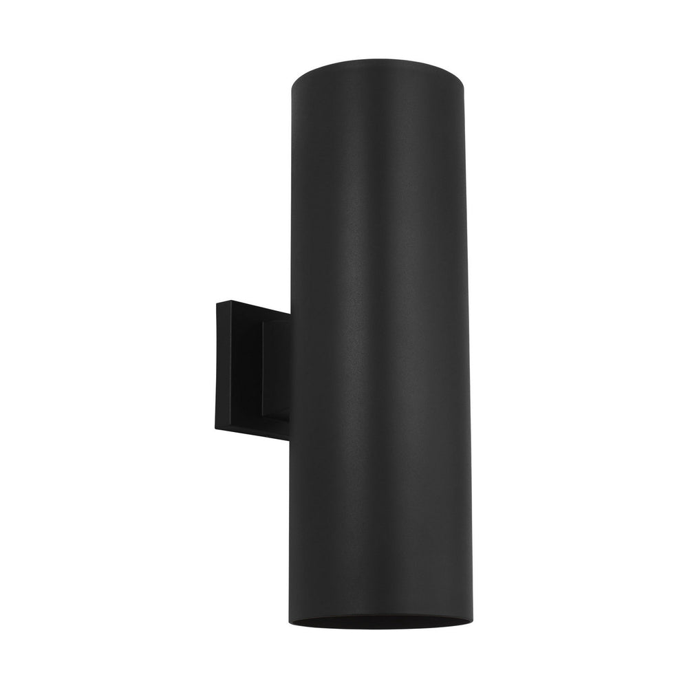 Visual Comfort Studio Canada - Two Light Wall Lantern - Outdoor Cylinders - Textured Black- Union Lighting Luminaires Decor