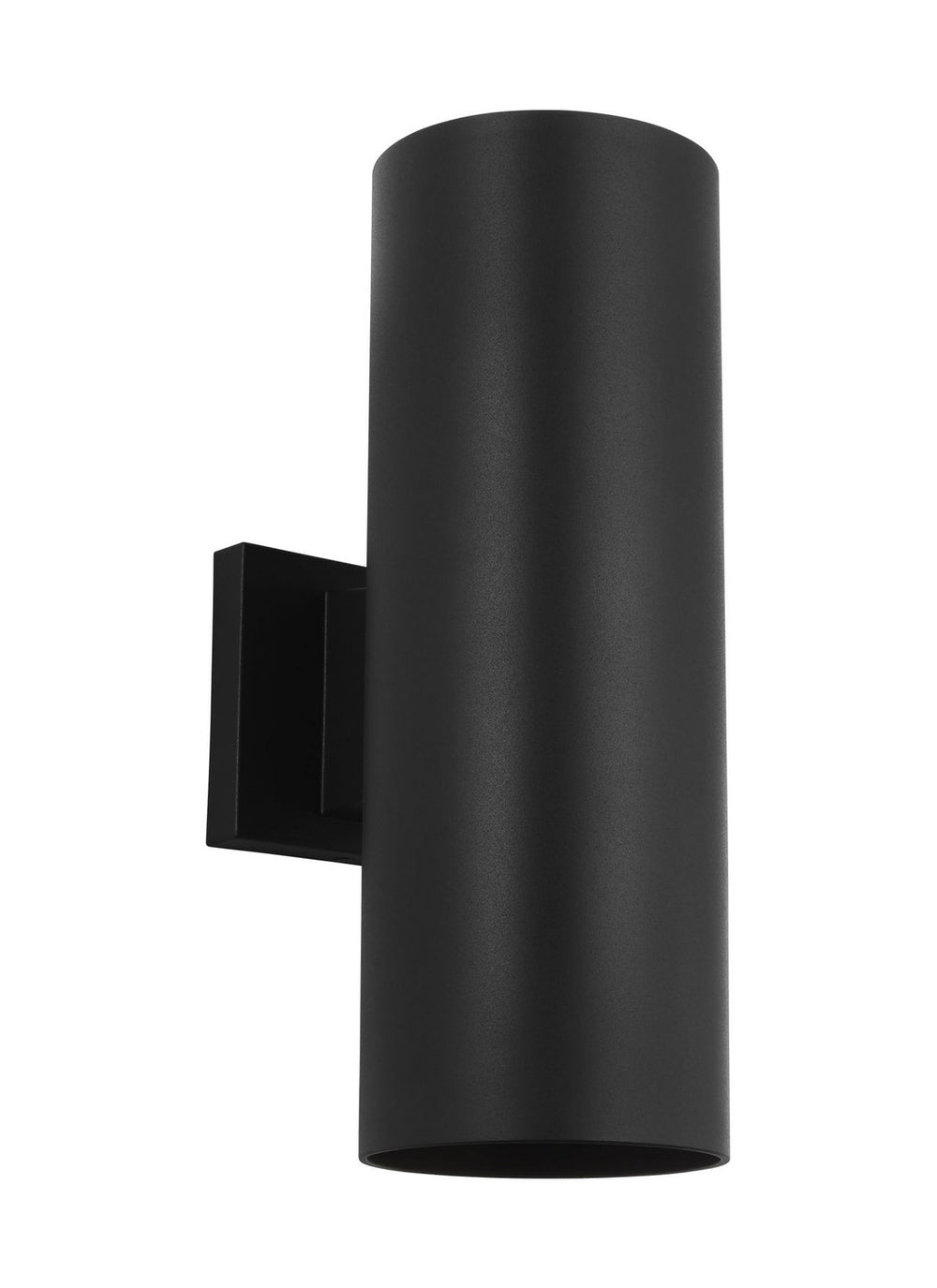 Visual Comfort Studio Canada - Two Light Wall Lantern - Outdoor Cylinders - Textured Black- Union Lighting Luminaires Decor