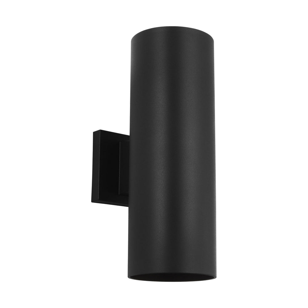 Visual Comfort Studio Canada - Two Light Wall Lantern - Outdoor Cylinders - Textured Black- Union Lighting Luminaires Decor