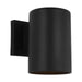 Visual Comfort Studio Canada - Two Light Wall Lantern - Outdoor Cylinders - Textured Black- Union Lighting Luminaires Decor