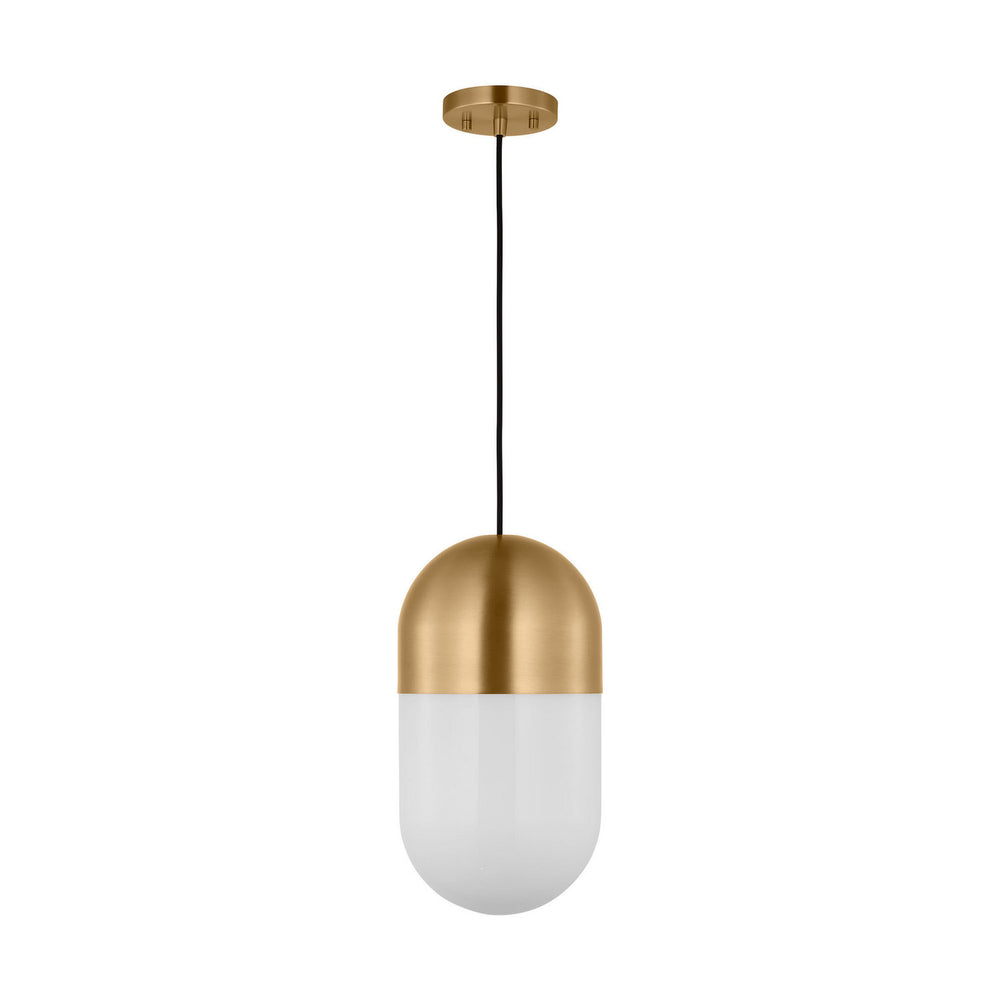 Visual Comfort Studio Canada - One Light Pendant - Foster - Satin Brass- Union Lighting Luminaires Decor