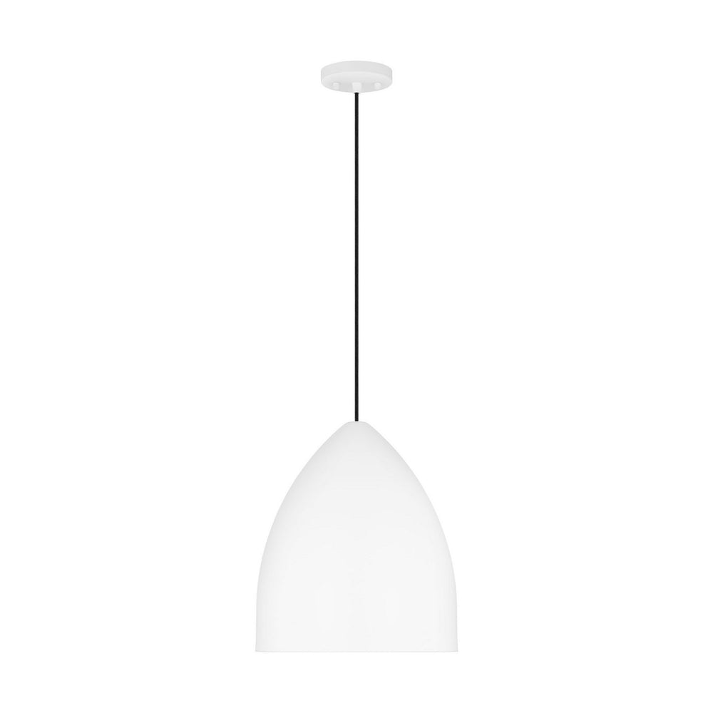 Visual Comfort Studio Canada - One Light Pendant - Huron - Matte White- Union Lighting Luminaires Decor