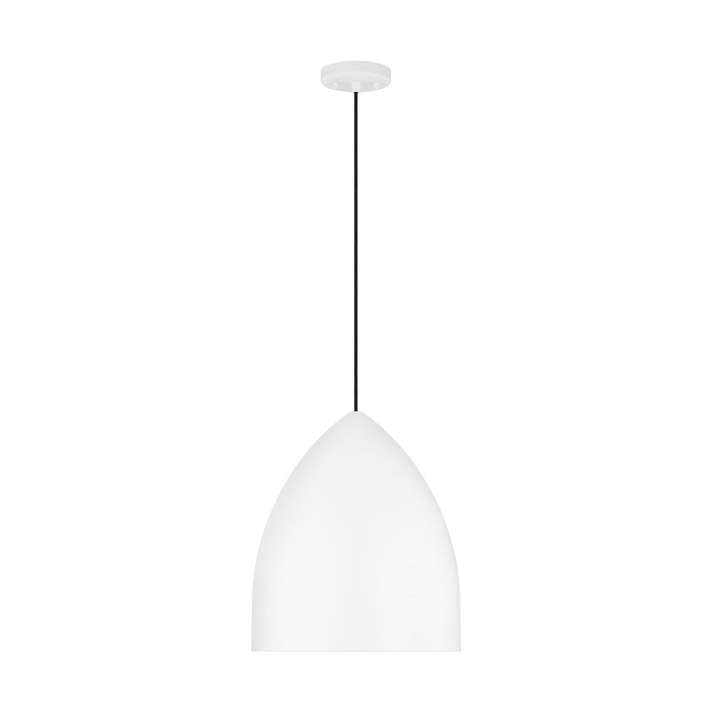 Visual Comfort Studio Canada - One Light Pendant - Huron - Matte White- Union Lighting Luminaires Decor