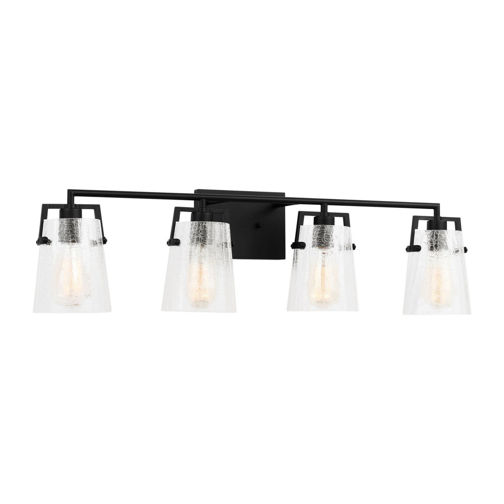 Visual Comfort Studio Canada - Four Light Vanity - Crofton - Midnight Black- Union Lighting Luminaires Decor