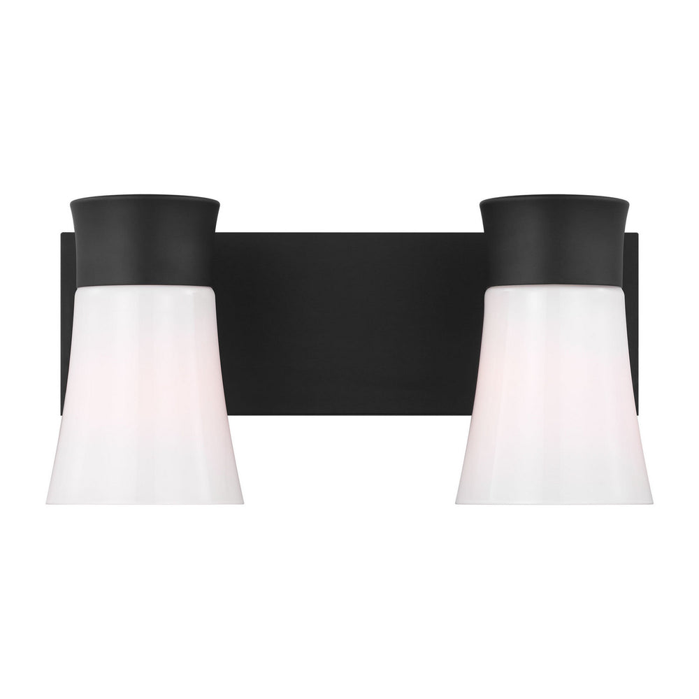 Visual Comfort Studio Canada - Two Light Vanity - Roy - Midnight Black- Union Lighting Luminaires Decor