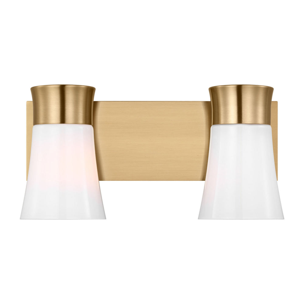 Visual Comfort Studio Canada - Two Light Vanity - Roy - Satin Brass- Union Lighting Luminaires Decor