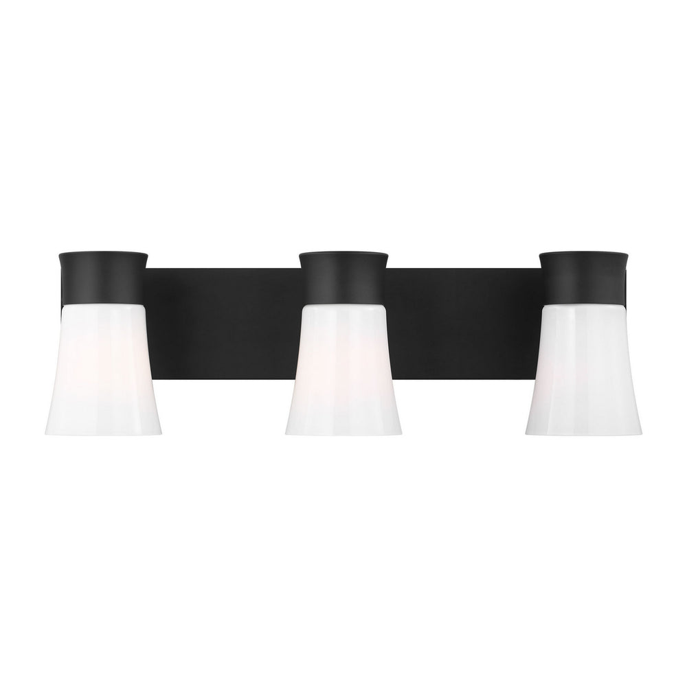 Visual Comfort Studio Canada - Three Light Vanity - Roy - Midnight Black- Union Lighting Luminaires Decor