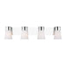 Visual Comfort Studio Canada - Four Light Vanity - Roy - Chrome- Union Lighting Luminaires Decor